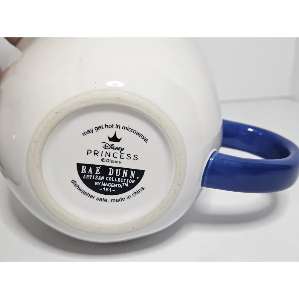 Rae Dunn Disney Snow White Tea For One Set Original Princess Teapot Mug Ceramic
